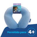 Ver imagem 2 de Kit 2 Almofadas de Pescoço Infantil Sonos Lilás e Azul