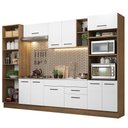 Ver imagem 3 de Armário de Cozinha Completa 330cm Rustic/Branco Agata Madesa 02