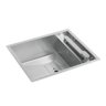 Cuba de Cozinha Retangular 52,8x44cm com Monocomando Inox Deca Cod: Cc.650.40.sup.inx - 1