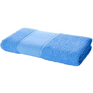 Toalha de Banho Artesanato Arteira Pintar Bordar Ponto Russo Perfeito Estilo Azul Turquesa