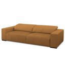 Ver imagem 6 de Sofá Decorativo Barbosa 5 Lugares Sala de Estar 290cm Reclinável e Retrátil Couro Caramelo G88 - Gra