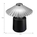 Ver imagem 3 de Abajur Mesa LED Touch USB Recarregavel Iluminacao Luminaria Cabeceira Estudo Leitura Sala Quarto Cas