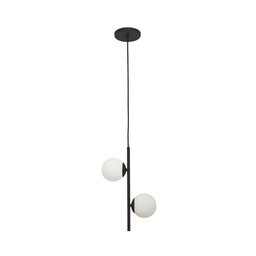 Pendente Jabuticaba Preto Bola/globo de Vidro.:preto - 1