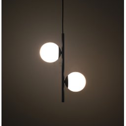 Pendente Jabuticaba Preto Bola/globo de Vidro.:preto - 3