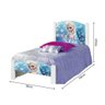 Cama Solteiro Infantil Frozen Adesivada Com Colchão Branco - 3