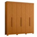 Ver imagem 1 de Guarda Roupa Casal Vinci 06 Portas e Cômoda Xangai Cinamomo - Móveis Albatroz