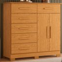 Ver imagem 6 de Guarda Roupa Casal Vinci 06 Portas e Cômoda Xangai Cinamomo - Móveis Albatroz