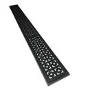 Ver imagem 2 de Ralo Grelha Pluvial Preto Linear Dubai 1 Metro X 10cm com Aro e Tela Anti Escorpião e Barata