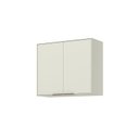 Ver imagem 3 de Armário Aéreo com 2 Portas 80cm MDF Fineze Bege/Areia