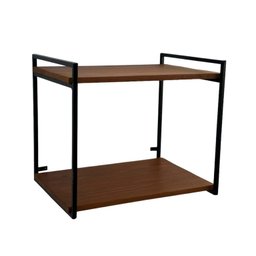 Prateleira Suspensa Cozinha Suporte Estilo Industrial Forno Microondas - 2