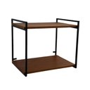 Ver imagem 2 de Prateleira Suspensa Cozinha Suporte Estilo Industrial Forno Microondas