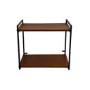 Ver imagem 1 de Prateleira Suspensa Cozinha Suporte Estilo Industrial Forno Microondas