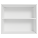Ver mais imagens de Armário Aéreo para Quarto 80 Cm 2 Portas Branco Neo Madesa