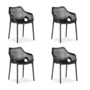 Ver imagem 1 de Kit 4 Cadeira Suits para Mesa de Jantar Cozinha Area Gourmet