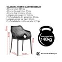 Ver imagem 6 de Kit 4 Cadeira Suits para Mesa de Jantar Cozinha Area Gourmet