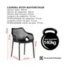 Kit 4 Cadeira Suits para Mesa de Jantar Cozinha Area Gourmet - 6