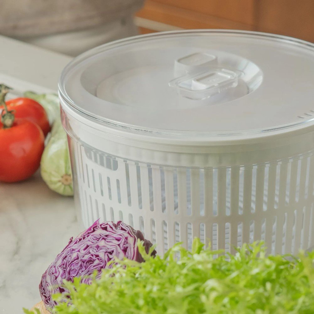 Secador de Saladas com Tampa 5,5 L Clear Fresh ou - 5