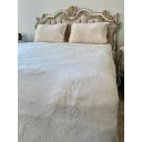 Ver imagem 2 de Lençol De Plush Queen Toque Macio Quentinho Inverno Perola