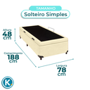 Ver imagem 4 de Cama Box Bau Solteiro Blindado Nature Begetiza 78x188