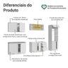 Armário de Cozinha Completa 310 Cm Vik Madesa 01 - 5