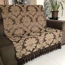 Ver imagem 1 de Manta para Sofá em Tecido Jacquard Medalhão 190x140cm