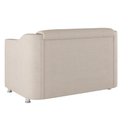 Ver imagem 4 de Sofá Namoradeira 2 Lugares Tilla Sala de Espera – Balaqui Decor Cor:Bege