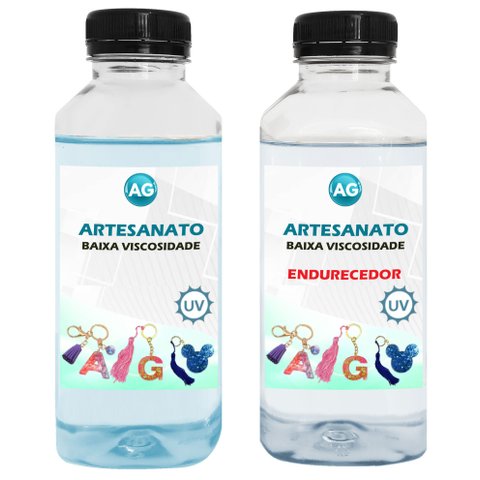 Resina Epoxi para Artesanato de Baixa Viscosidade AG Resinas ag 300G