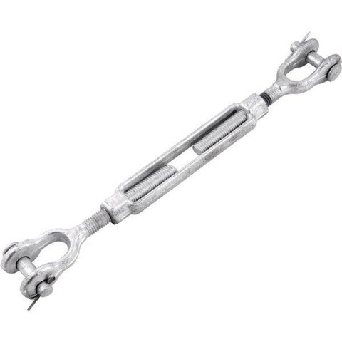 Esticador para Cabo de Aço 5/8 Manilha X Manilha Galvanizad