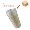 Fita Lacre Adesiva de Embalagem 100x45mm 05 Unidades Transparente - 4