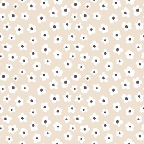 Papel de Parede Minime Floral Bege 17138