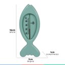 Ver imagem 5 de Termometro para Banho Banheira Bebê Infantil Temperatura da Agua Cor:peixe Verde
