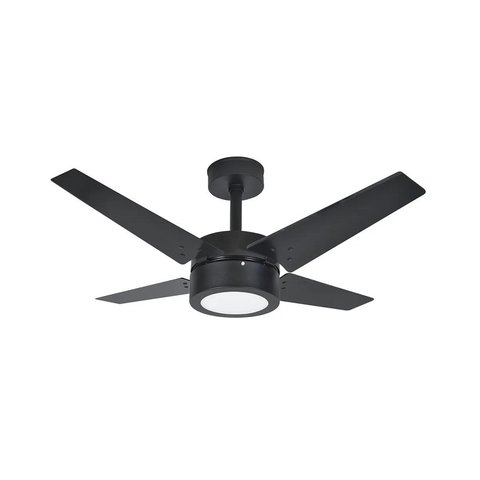 Ventilador de Teto Infinity Linea LED 3000K Preto 4 Pás 220 V 1054
