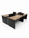Ver imagem 1 de Plataforma 4 Lugares Castanho Tannat /preto C2 /caixa/ 8 Tomadas Eletricas