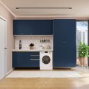 Ver imagem 1 de Lavanderia Modulada Kappesberg Celeste 5 Peças Branco/azul 280cm