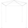 Tenda Gazebo Desmontável 2,0x2,0 M Barraca Praia Camping com Bolsa Importway Iwgzm-2 Branco - 4