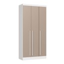 Ver imagem 2 de Guarda-Roupa Modulado 3 Portas e 2 Gavetas Infinity Branco/Line/Duna