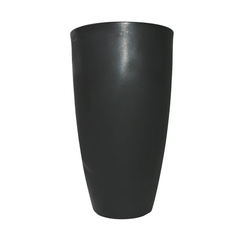 Vaso de Polietileno Vietnamita Fosco 70cm Preto VASAP - 2