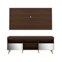 Ver imagem 7 de Rack com Painel Retrô com Espelho para TV até 65" Multimóveis Flórida FG3138 Madeirado/Natural