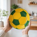 Ver imagem 5 de Bowl de Vidro para Petiscos Tigela Petisqueira Bola de Futebol Brasil Copa do Mundo