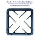 Ver imagem 2 de Fogão Industrial Profissional 8 Bocas Queimadores Duplos Ferro Fundido Sebem