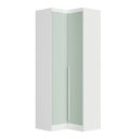 Ver imagem 2 de Móveis para Quarto Módulo Canto Reto 2 Porta Infinity Branco/Line/Pistache