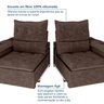 Sofá Retrátil e Reclinável 200cm Cupuaçu CabeCasa MadeiraOriginals - 6
