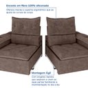 Ver imagem 6 de Sofá Retrátil e Reclinável 200cm Cupuaçu CabeCasa MadeiraOriginals