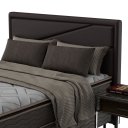 Ver imagem 2 de Cabeceira King Estofada Oxford Probel Corino