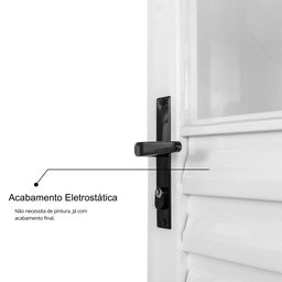 Porta de Aço Laminada Mista Horizontal 215x65cm Minas Sul MGM - 5
