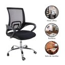 Ver imagem 3 de Kit 3 Cadeiras de Escritorio Begonia Tela Mesh Ergonomico - Preto