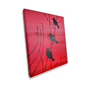 Ver imagem 3 de Mini Quadro com Pássaros em Galhos a Sombra do Sol