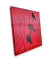 Ver imagem 3 de Mini Quadro com Pássaros em Galhos a Sombra do Sol