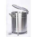 Ver imagem 2 de Lixeira | Inox 304 | para Saco de 100LITROS | com Pedal