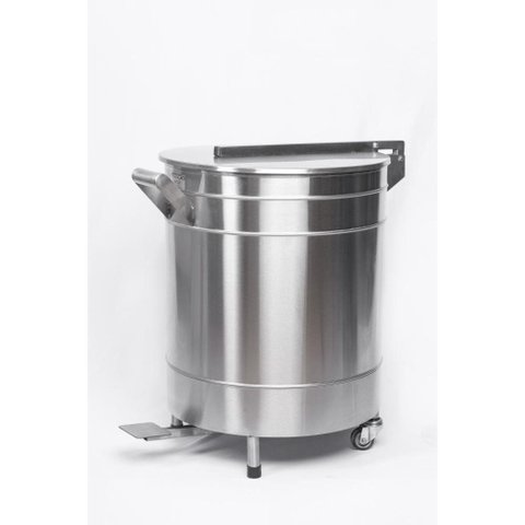Lixeira | Inox 304 | para Saco de 100LITROS | com Pedal